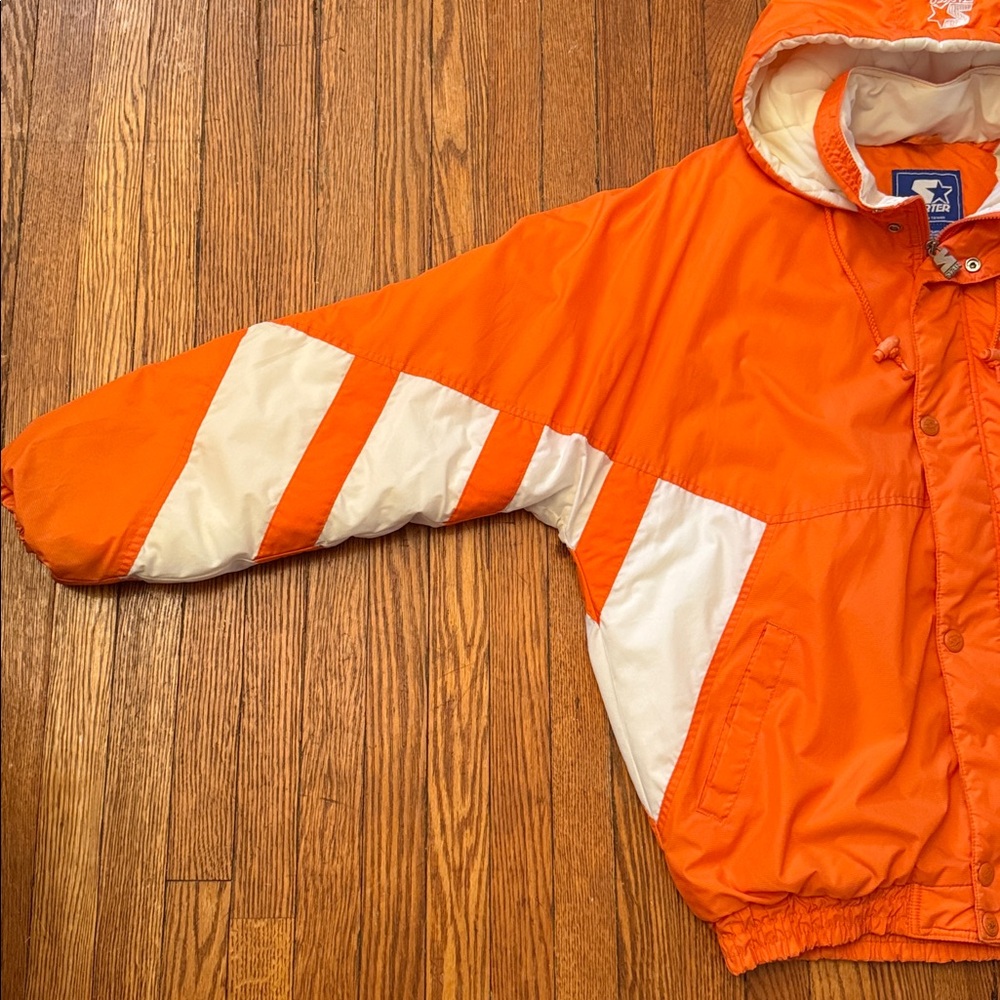 90’s Clemson STARTER Vintage Puffer Jacket - Picture 6 of 16